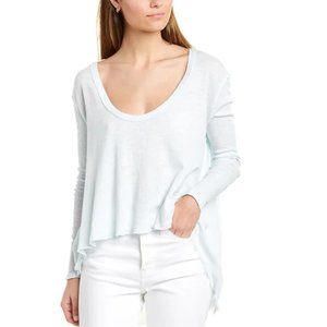 Free People TT Special Top Bleached Blue S NWT
